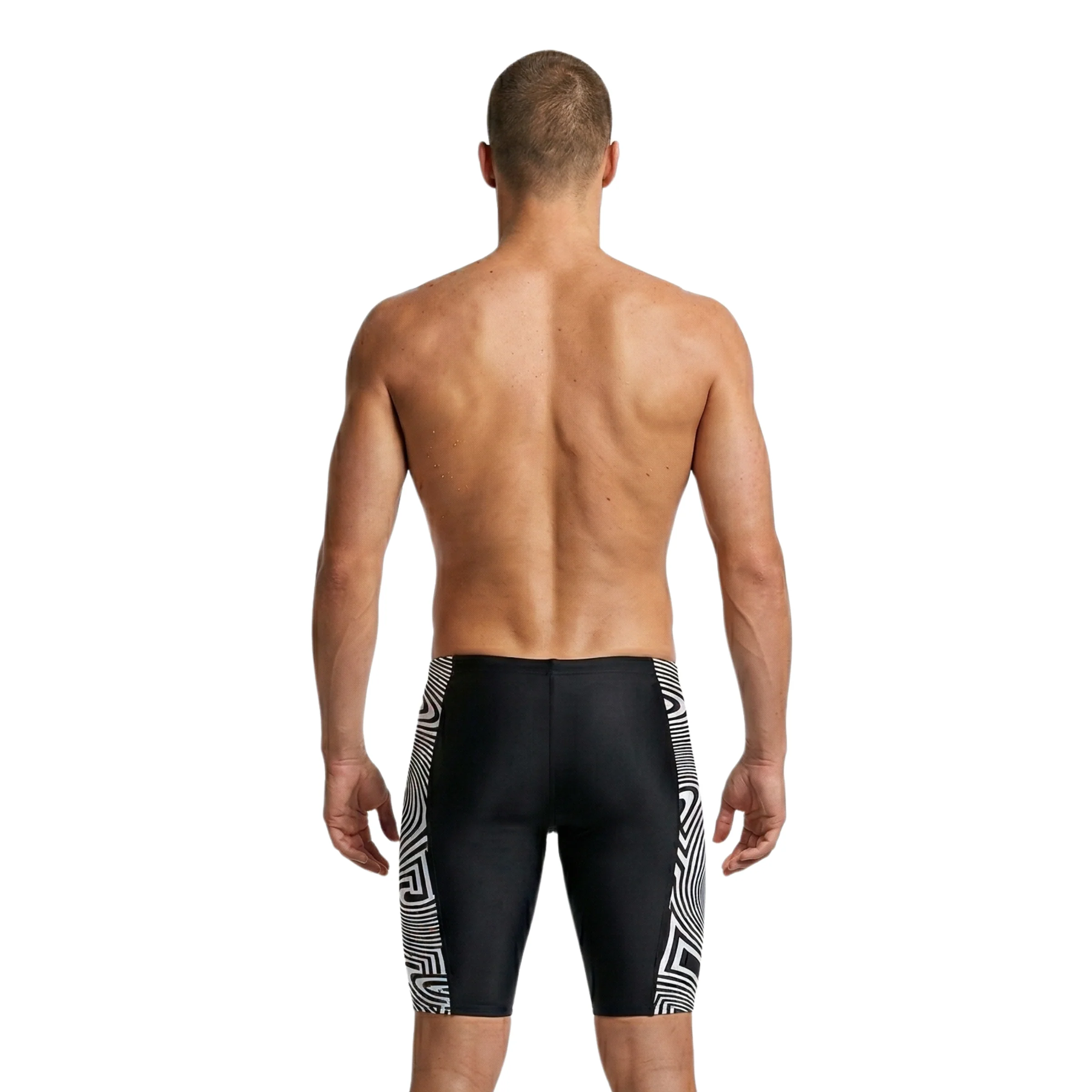 Flow Black Men’s Jammer Swimsuit - Image 2