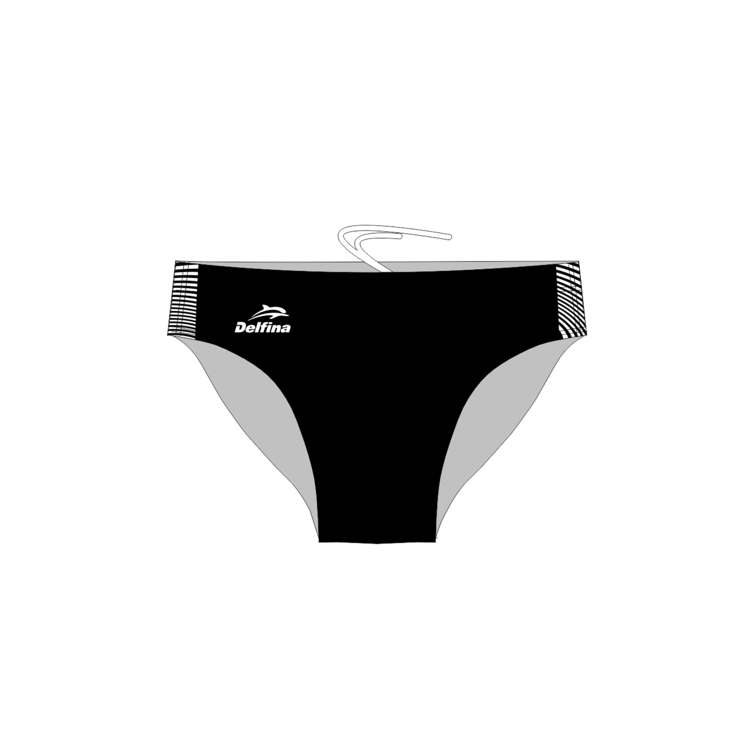Flow Black Men’s Swim Brief - Image 3