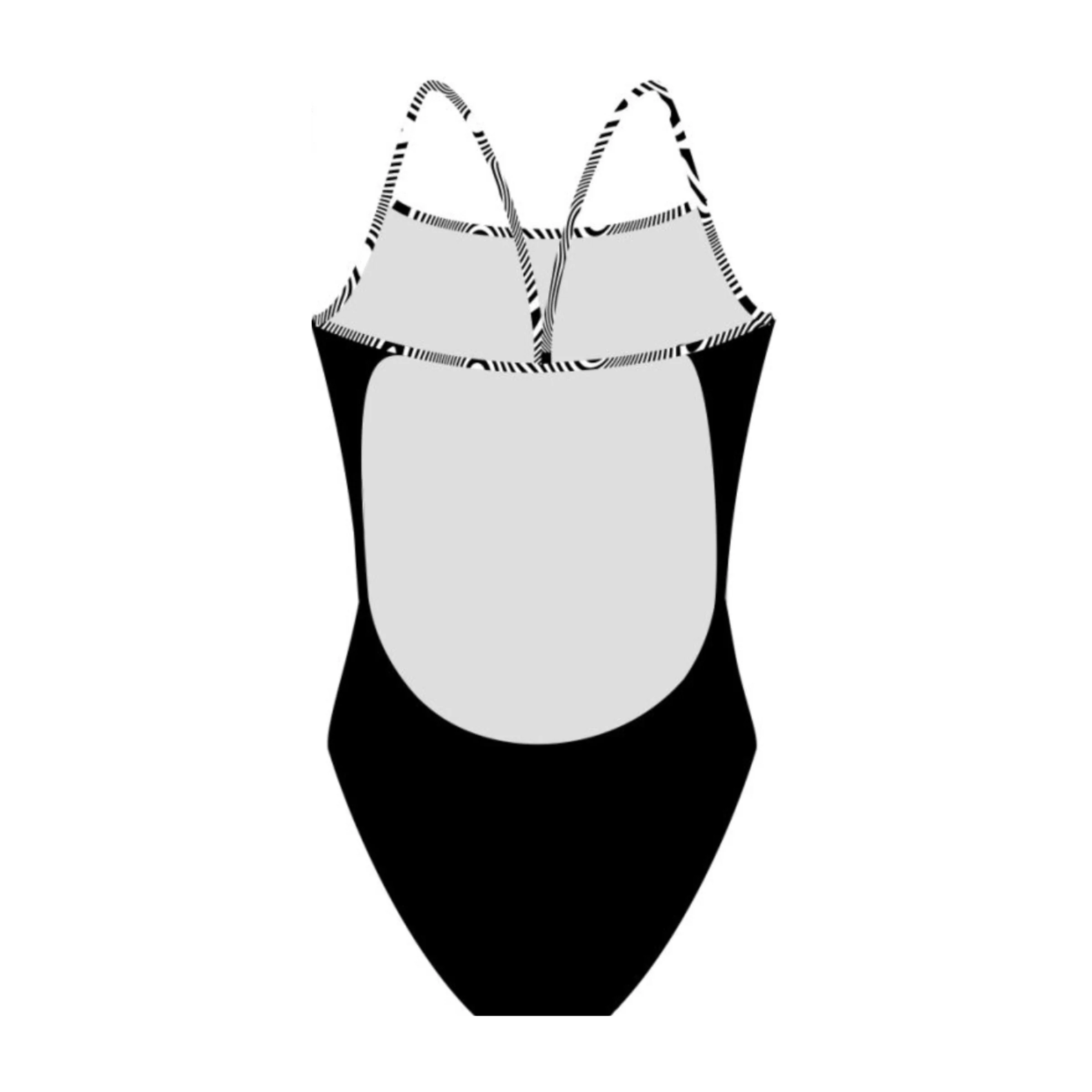 Flow Black Women's One-Piece Lightback Swimsuit - Image 3