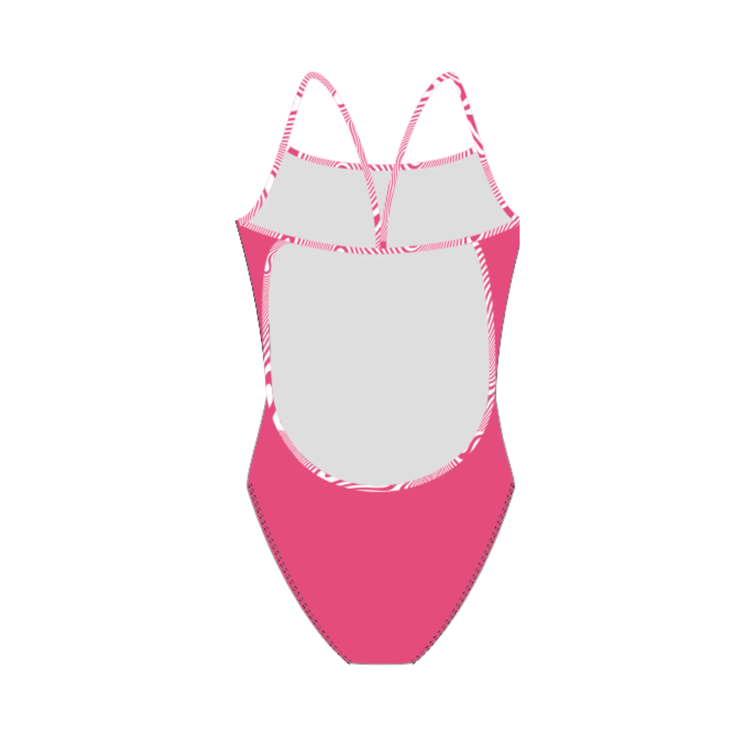 Flow Pink Women's One-Piece Swimsuit - Image 3