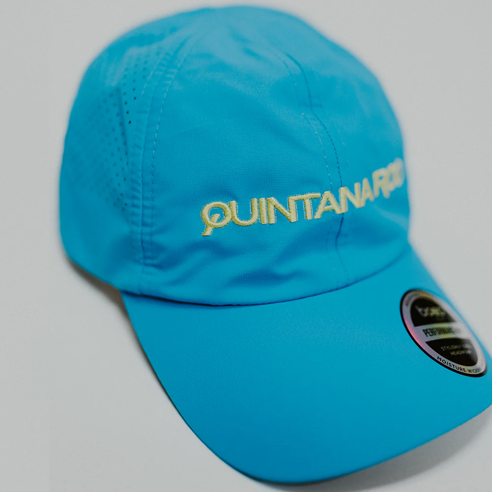 Quintana Roo Blue Technical Running Hat - Image 3